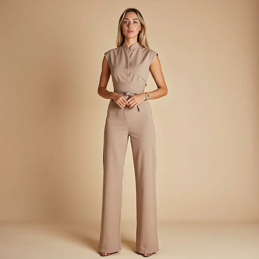 Women's Sleeveless Jumpsuit - Elegant Chic Playsuit 0