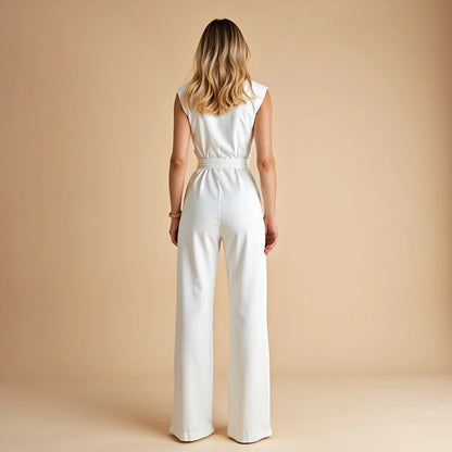 Women's Sleeveless Jumpsuit - Elegant Chic Playsuit 3