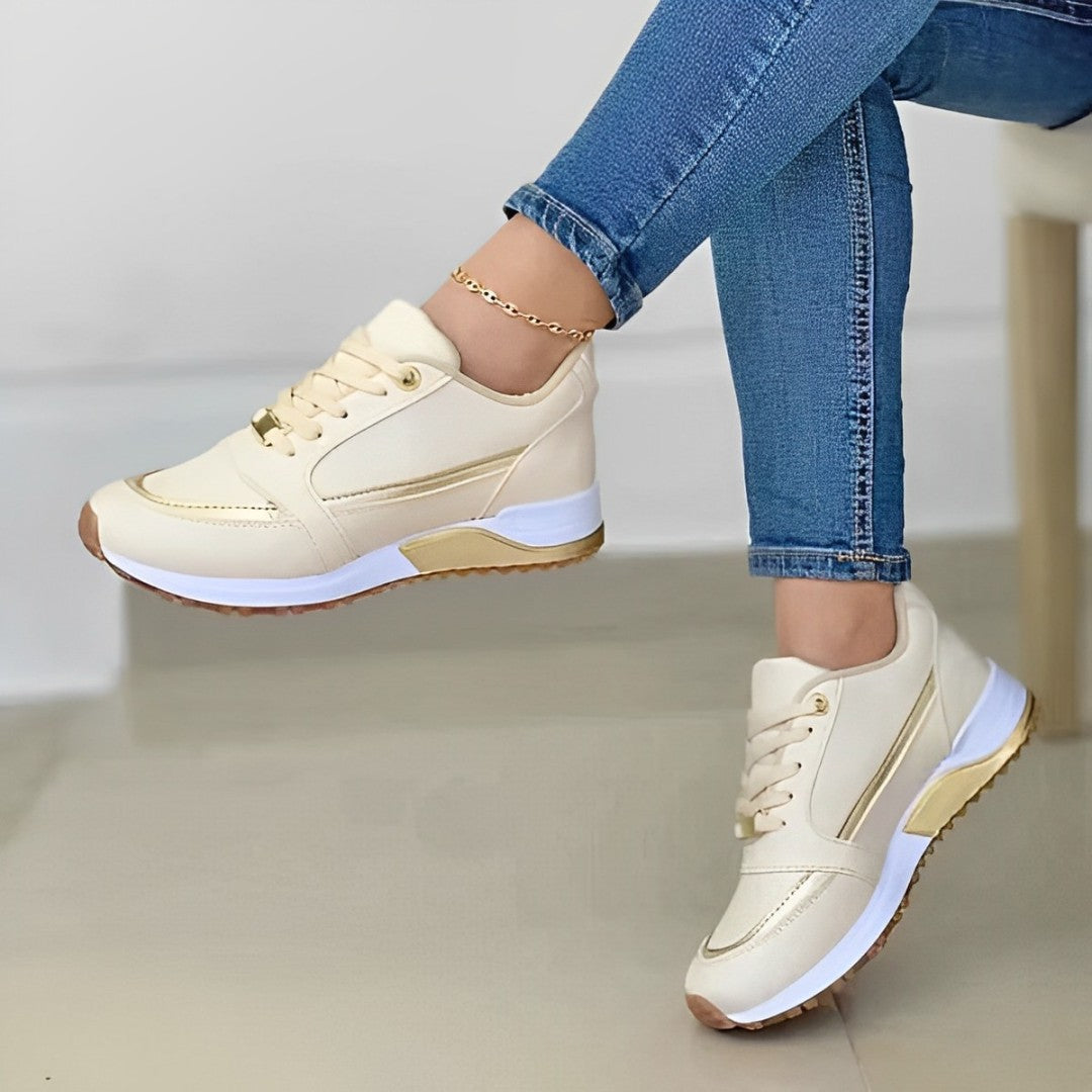 Women's Sporty Sneakers with Thick Cushioning and Breathable Design 0