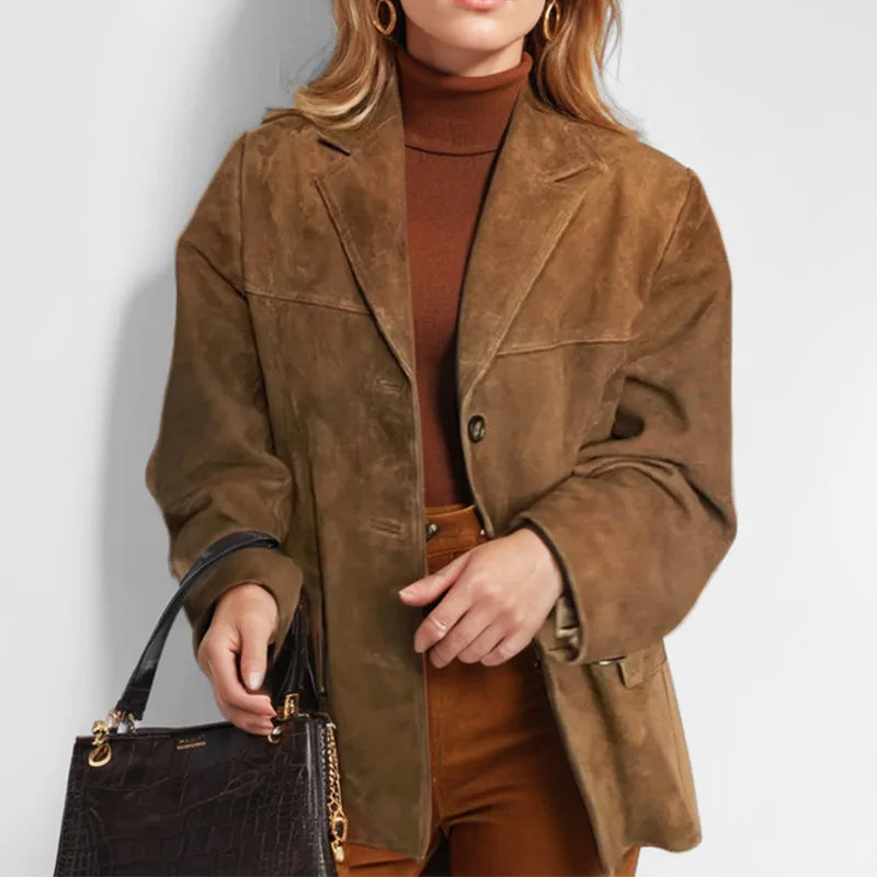 Women's Tailored Suede Jacket 0