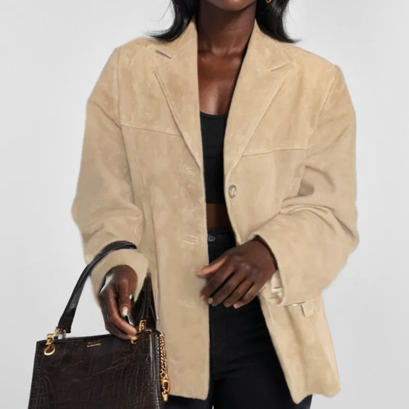 Women's Tailored Suede Jacket 1