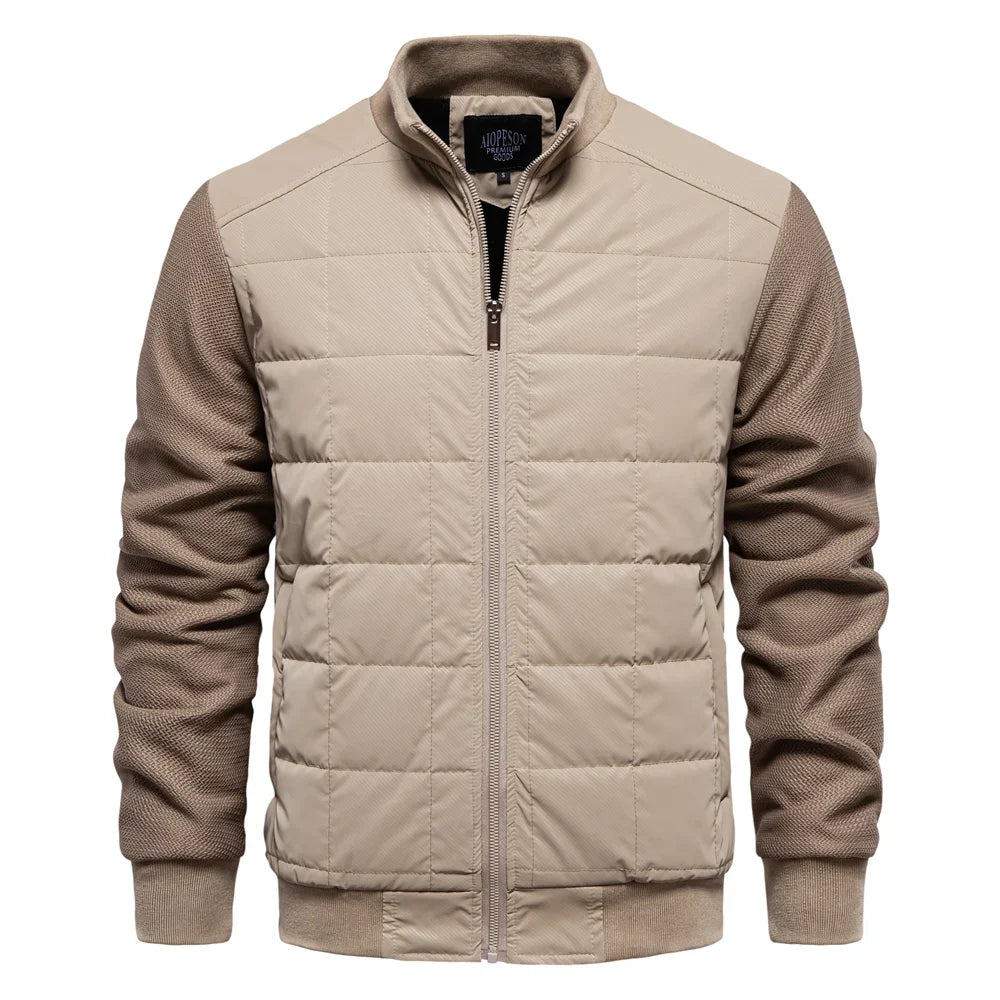 Women's Winter Jacket with Adjustable Hood and Pockets