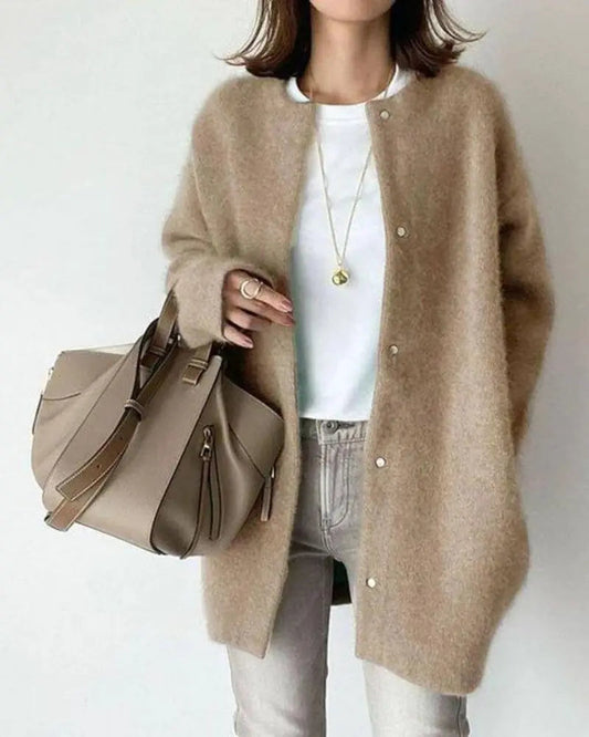 Women's Wool and Mohair Wrap Vest 0