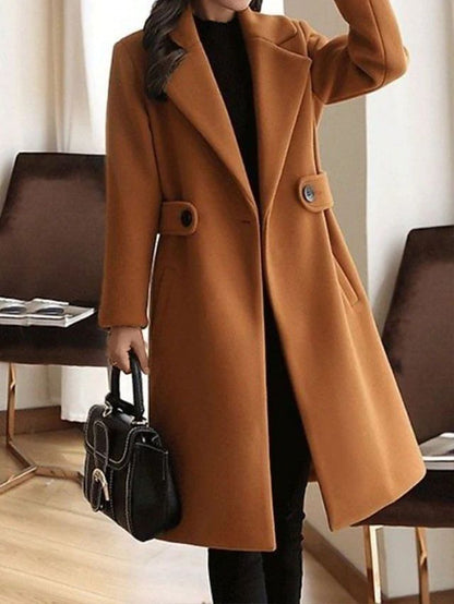 Women's Woolen Belted Winter Coat 5