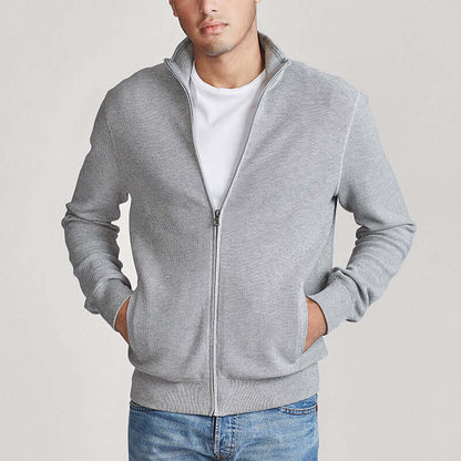 Women's Zippered Cardigan for Casual and Semi-Formal Wear 2