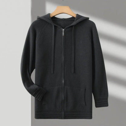 Women's Zippered Hoodie Sweatshirt for Casual Comfort 3