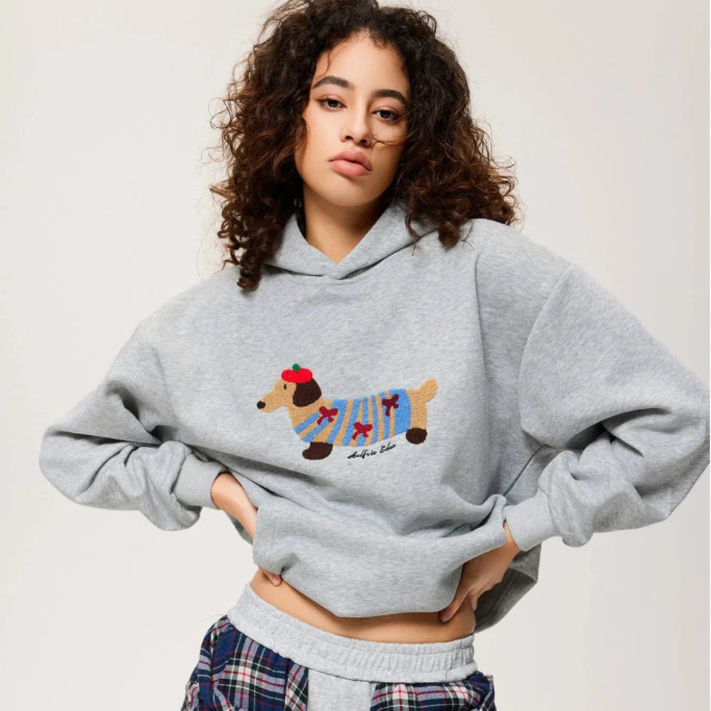 Women's Cozy Embroidered Hoodie