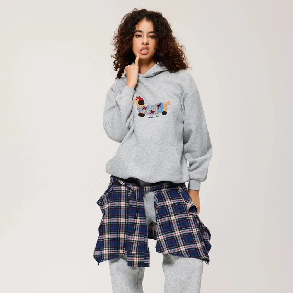 Women's Cozy Embroidered Hoodie