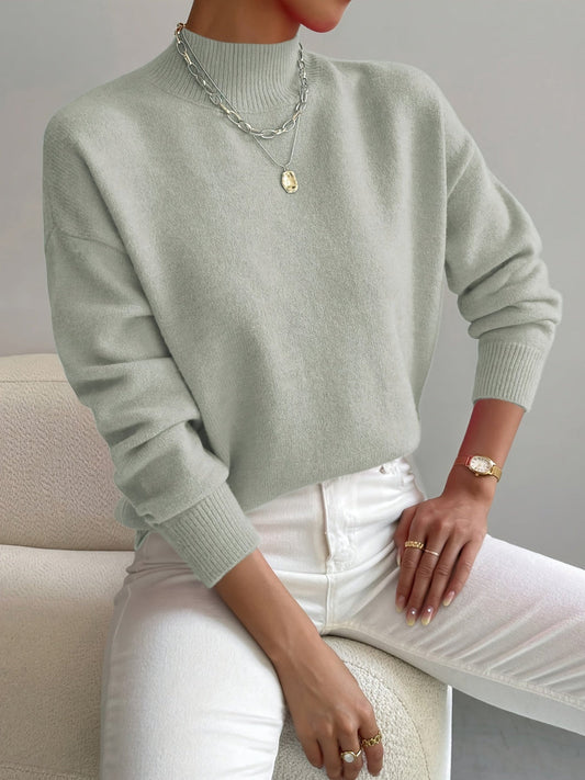 Women's High Neck Sweater
