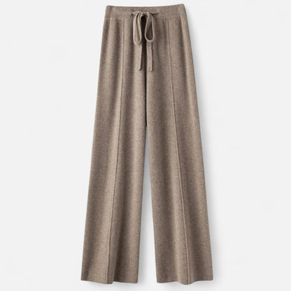 Women's Wool Wide Leg Trousers