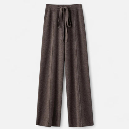 Women's Wool Wide Leg Trousers