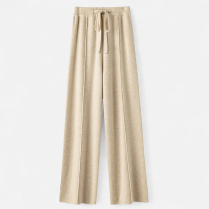 Women's Wool Wide Leg Trousers