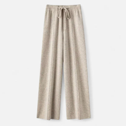 Women's Wool Wide Leg Trousers