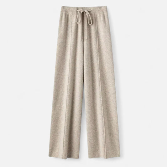 Women's Wool Wide Leg Trousers